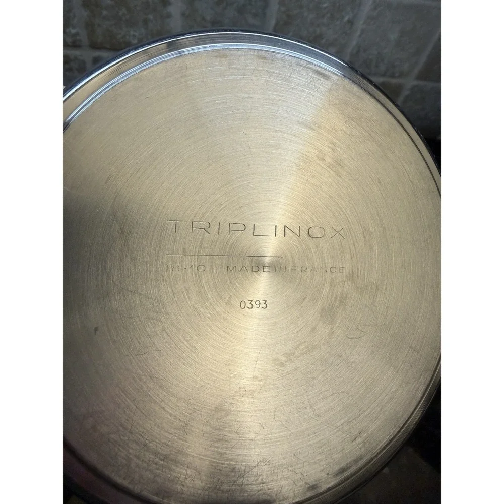 VTG 8 Piece Set of LETANG REMY Triplinox 18-10 Stainless Cookware France